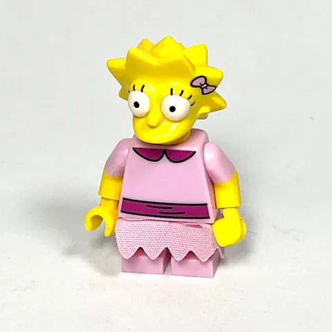 LEGO Simpsons Minifigures Series 2 Lisa Simpson Pink Dress Cloth Skirt 71009