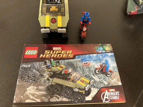 LEGO Marvel Super Heroes Captain America vs. Hydra (76017) W Manual
