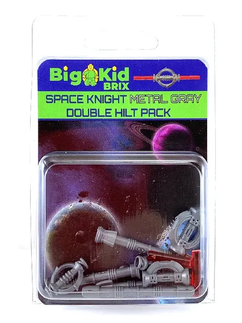 Space Knight Double Hilt Pack - Metallic Grey