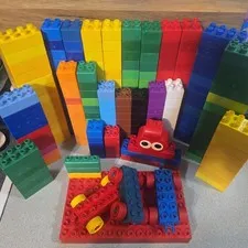 LEGO Duplo Jumbo Brick Set Lot Various Sizes Toys Construction Set Over 5 Pounds