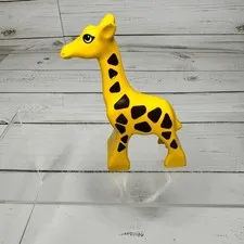 LEGO Duplo Yellow Giraffe Zoo Animal Figure Jungle Safari Replacement 3.25"