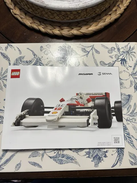 INSTRUCTION MANUAL ONLY from LEGO 10330 McLaren MP4/4 & Ayrton Senna, Brand New!