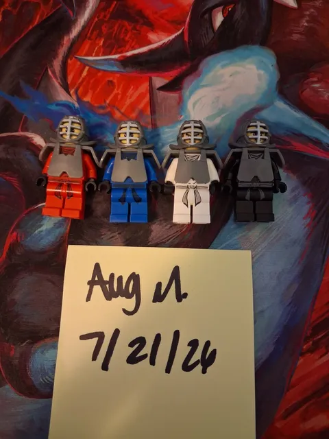 LEGO NINJAGO: Kendo Minifigures Lot Kai Jay Zane Cole