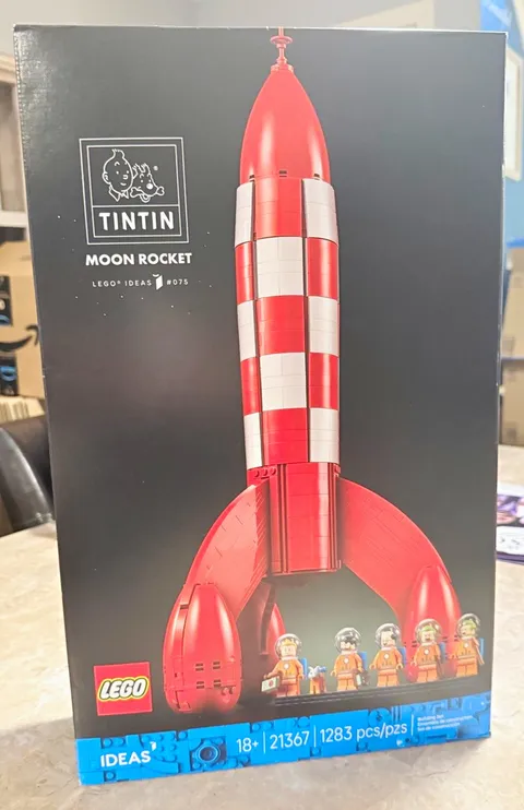 LEGO Ideas: Tintin Moon Rocket 21367 1283pcs 18+ New