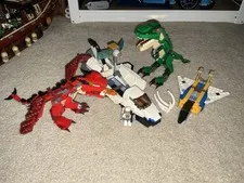 Lego Creator Lot 4 Sets: Mighty Dinosaurs, Red Creatures, Space Shuttle & Soarer
