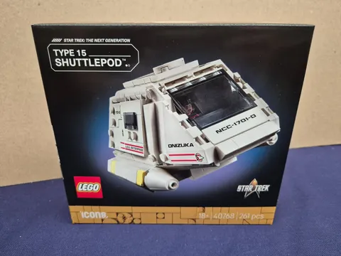 Lego 40768 Icons Star Trek Type-15 Shuttlepod 10356 2025 - Brand New Sealed