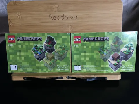 Lego 21102 Books 1 and 2 MANUALS ONLY - Minecraft Micro World