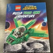 LEGO Book DC Comics Super Heroes Build Your Own Adventure - Hardcover Book Used