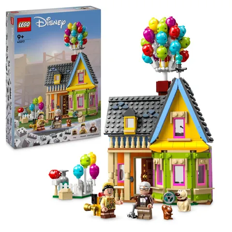 LEGO   Disney and Pixar Carls Haus aus „Oben“, baubares Spielzeug mit Luftballon