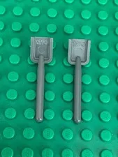 LEGO® MiniFigure Shovel - Spade, Digging Tools, Dark Gray Two (2) New