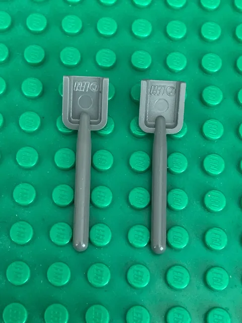 LEGO® MiniFigure Shovel - Spade, Digging Tools, Dark Gray Two (2) New