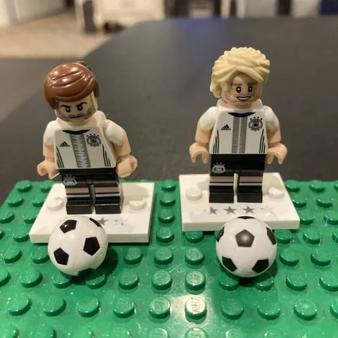 Lego DFB 71014 Soccer Football 9 2 André schürrle Mustafi Custom Face Hair Lot