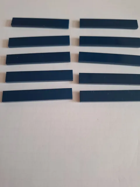 No 345.   lego tile 1x6.   6636 Dark Blue