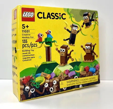 LEGO Classic Creative Monkey Fun #11031 135 Pieces NEW Sealed (Box Damage)