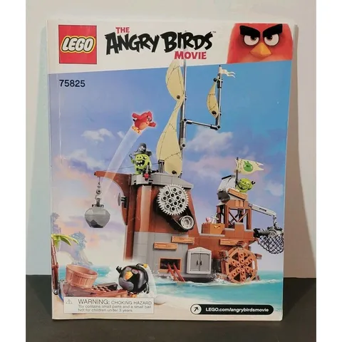 LEGO The Angry Birds Movie Piggy Pirate Ship Set #75825 *Manual Only*