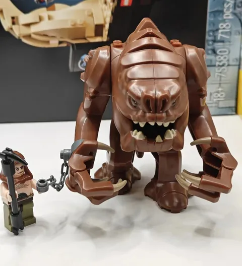 NEW Star Wars Rancor + Malakili Keeper Custom Lego Minifigure 75005 Rancor's Pit