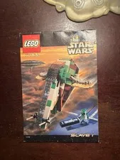 LEGO Star Wars Slave I 7144 Illustrated English Instruction Manual Booklet