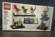 LEGO 40563 Tribute to Lego House & 6346101 Teal VIP  2 X 4 Brick New/Sealed