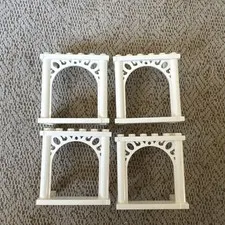 Lego White Arch 3 x 6 x 5 Ornamented Pavilion 30613 19063 Friends (Lot of 4)