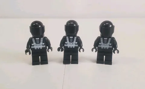 LEGO Space Blacktron 1 Minifigure Lot Of 3 Vintage 