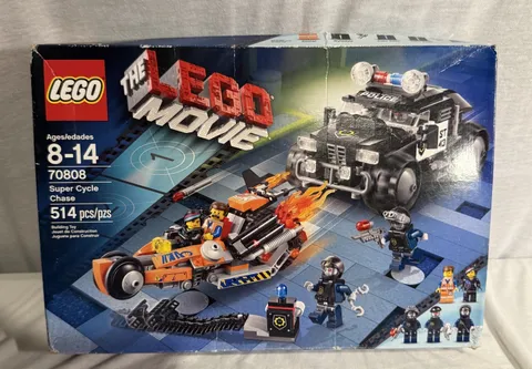 NEW NIB LEGO The Lego Movie-Super Cycle Chase #70808 Minifigures Wyldstyle Emmet