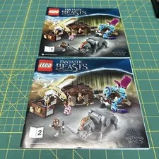 2018 LEGO 75952 Fantastic Beasts #1 & #2 instruction manual only