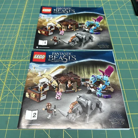 2018 LEGO 75952 Fantastic Beasts #1 & #2 instruction manual only