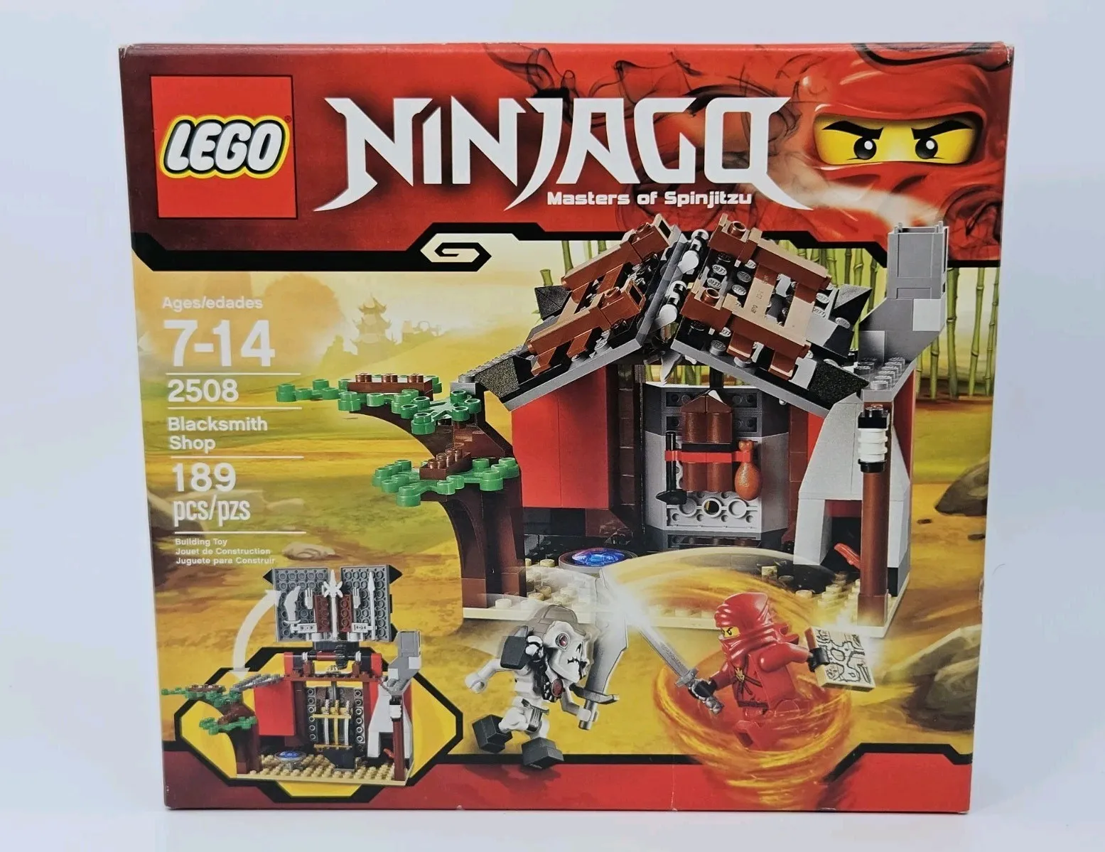 Lego 2508 Ninjago Blacksmith Shop - Master of Spinjitzu Sealed Retired 