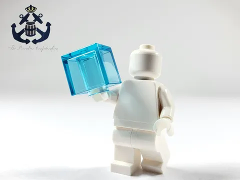 LEGO Avengers Minifigure Trans-Light Blue Tesseract Loki  Gelatinous Cube 19729