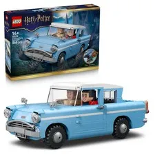 LEGO Harry Potter Enchanted Flying Ford Anglia - Car Model Kit with Harry, Ron &