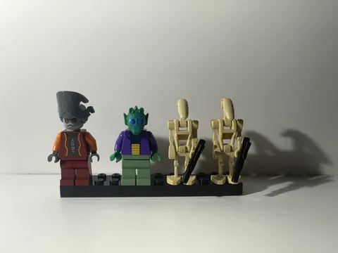 LEGO Star Wars Nute Gunray SW0242 Onaconda Farr SW0241 Minifigures Set 8036