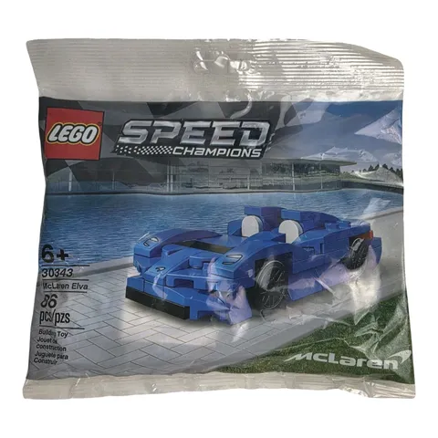 NEW LEGO Speed Champions 30343 McLaren Elva Polybag RETIRED Race Car SEALED
