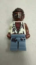 LEGO Series 4 Werewolf Minifigure Wolf Guy Monster Fighters Halloween Torn Shirt