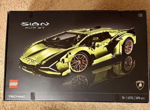 LEGO Technic Lamborghini Sián FKP 37 42115 3696 pcs Complete Set NISB