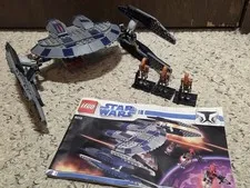 LEGO Star Wars Clone Wars Hyena Droid Bomber 8016 232pcs Complete w/ Manual