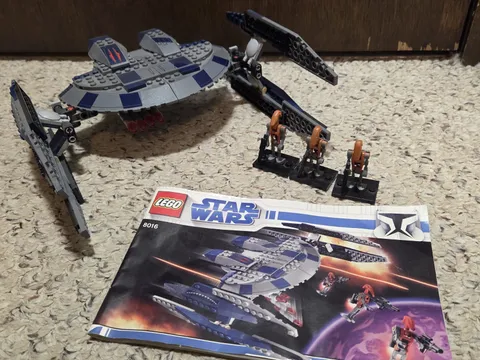 LEGO Star Wars Clone Wars Hyena Droid Bomber 8016 232pcs Complete w/ Manual