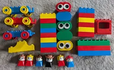 Vintage Lego DUPLO Lot Figures Parts Pieces 1970s 70s 80s 1980s