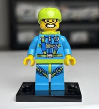 Lego Skydiver Minifigure Collectible Series 10 CMF Complete Sky Diver col10-6