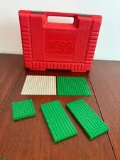 Vintage 1984 Classic Lego Red Box Storage Carrying Case 12”x8” Good Condition