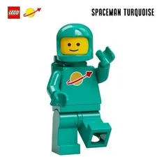 LEGO® Dark Turquoise Classic Spaceman Minifigure w/ Air Tanks & Helmet BRAND NEW