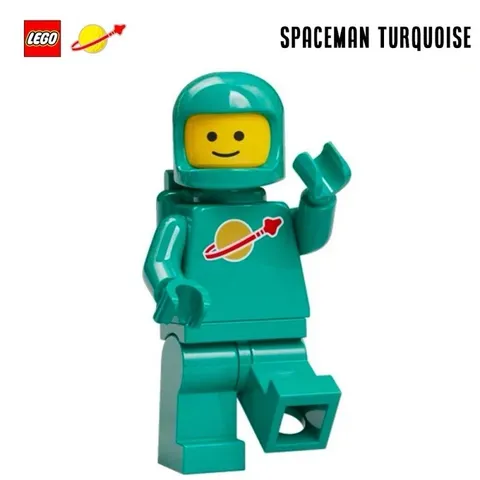 LEGO® Dark Turquoise Classic Spaceman Minifigure w/ Air Tanks & Helmet BRAND NEW