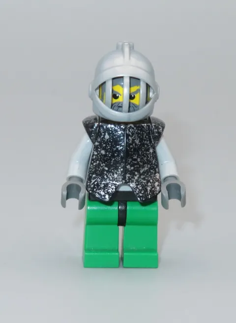 LEGO Castle Hero Knight speckled armor minifigure Kingdom 8813