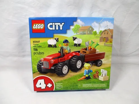 LEGO City Red Farm Tractor with Trailer 60461 Sheep NEW / SEALED