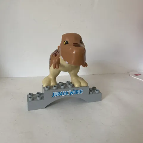 Lego Duplo Figures Jurassic World T-Rex brown/beige With Extra