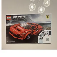 LEGO Speed Champions 76895 Ferrari F8 Tributo Illustrated Manual Booklet Multi