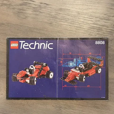 Vintage LEGO  instructions 8808 in great Condition for year