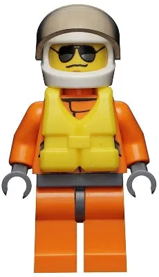 LEGO® Minifigure Town cty0417 Coast Guard City Helicopter Pilot Life Jacket