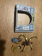 Lego Batman Cave Piece. Spider-Man And Eternal Minifigures.
