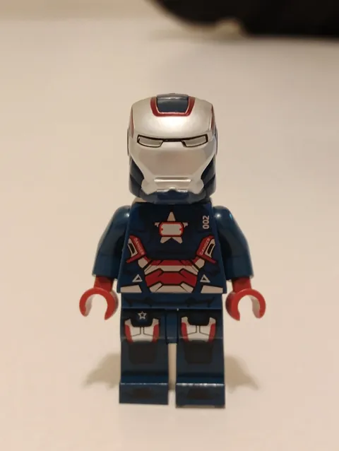 Lego Marvel Superheroes Iron Patriot 2013 Minifigure Rhodey Iron Man Rare! GC