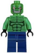 Lego 06 killer croc minifigure READ